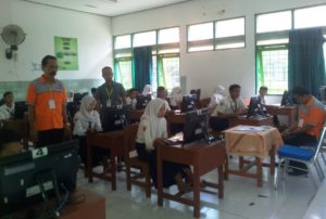 Hari Pertama UNBK di SMPN 1 Torjun Berjalan Lancar