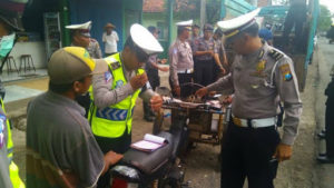 Meminimalisir Kemacetan Arus Mudik, Tim Gabungan Razia Bentor