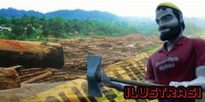 Polisi Bekuk Pelaku Illegal Logging di Perairan Sumenep