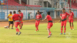 Jajal Evaluasi Skil, Madura United Latihan Sistem Internal Full