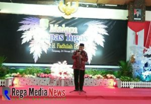 Lepas Tugas Bupati Sampang H. Fadhilah Budiono, Minta Maaf ke Seluruh Masyarakat