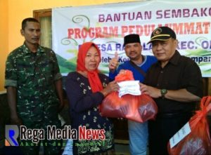 Wujudkan Rasa Kepedulian Terhadap Sesama, Korti PPU Sampang Berikan Bantuan Sembako Pada Warga Miskin