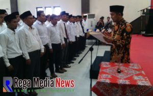 Pemilu 2019, KPUD Sampang Lantik 42 Anggota PPK dan 558 PPS