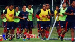 18 Maret 2018, Madura United Uji Coba Persipura di Stadion Gelora Ratu Pamelingan Pamekasan