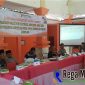 Panwaskab saat sosialisasi di Kecamatan Robatal