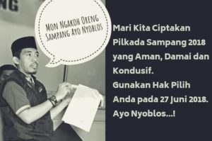 Pasca di Protes Aktivis Imelda, Tagline KPU Sampang Ditambah Atau dirubah???