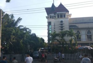 Para Petinggi Kunjungi Lokasi Pengeboman