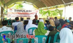 Berikan Pemahaman, KPU Sampang Gelar Simulasi Pemungutan dan Penghitungan Suara Pilkada 2018