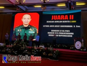 Kodim 0781/Pati Sabet Juara II lomba Jurnalistik Tingkat TNI AD tahun 2018