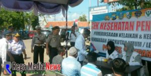 Polres Sampang Gelar Tes Kesehatan dan Tes Urine di Terminal