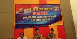 Gelar FGD, Polres Pamekasan Ajak Pers Lawan Berita Hoax dan Radikalisme