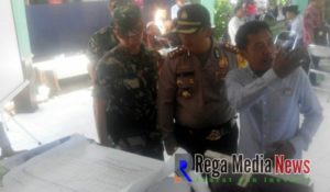 Pilkada 2018, Kapolres dan Dandim 0829 Bangkalan Pantau Langsung Rekapitulasi di Kecamatan