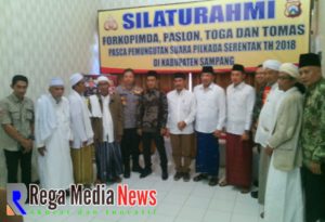 Pasca Pemungutan Suara Pilkada 2018, Polres Sampang Silaturahmi Dengan Paslon Bupati-Wabup Sampang