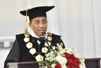Rektor Universitas Trunojoyo Madura Dr. Drs. Ec. H. Muh. Syarif, Msi. Foto: (Humas dan Kerjsama UTM)