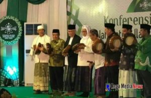 Pemukulan Rebana Iringi Pembukaan Konferwil NU Jawa Timur