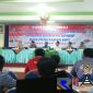 Suasana rapat pleno terbuka penetapan Daftar Pemilih Tetap (DPT) Pemilu 2019 yang  diselenggarakan di aula hotel camplong.