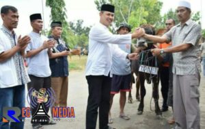 Polres Pamekasan Potong 17 Ekor Sapi Qurban