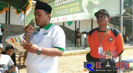 Ahmad Zainus Soleh, Ketua RMI PBNU dalam kesempatan menyampaikan sambutan.