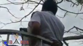 Hasil screenshot gambar dari video viral di medsos, dua pasangan muda mudi yang diduga berbuat mesum di bukit brukoh pamekasan.