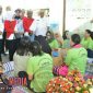 Gubernur Gorontalo (Rusli Habibie) dampingi Menteri  PPPA (Yohana Yembise) saat kunjungi Lapas Donggala.