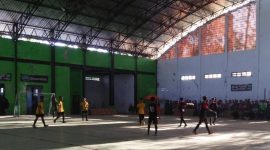 SMKN 2 Pamekasan Vs SMA Muhammadiyah dalam perebutan tempat ketiga FPMP Futsal Cup IV 2018