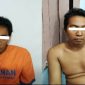 Tersangaka (US) dan (AN) setelah dibekuk Satreskrim Polres Bangkalan.