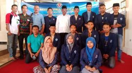 Foto bersama setelah pelaksaan kegiatan bimbingan BUMDES bersama kepala desa sotabar dan tokoh masyarakat.