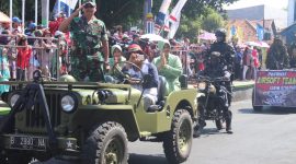 Doc; Pawai Pembangunan Kabupaten Pati Tahun 2018 dalam rangka memperingati Hari Jadi Pati 695 dan HUT Kemerdekaan RI ke 73.
