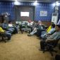 Perwakilan massa dari perkumpulan Driver Online berada diruangan Wakil Ketua DPRD Sulawesi Selatan.