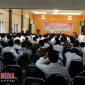 Seluruh anggota PPS PSU Pilkada Sampang tengah memadati gedung BPU, Sampang.