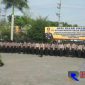 Kapolres Sampang AKBP Budhi Wardiman saat pimpin apel operasi mantap brata semeru 2018.