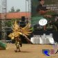 Saat berlangsungnya pagelaran kreasi seni yang ditampilkan oleh para peserta.