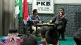Saat berlangsungnya acara diskusi terbuka dengan tema dari milenial untuk milenial.