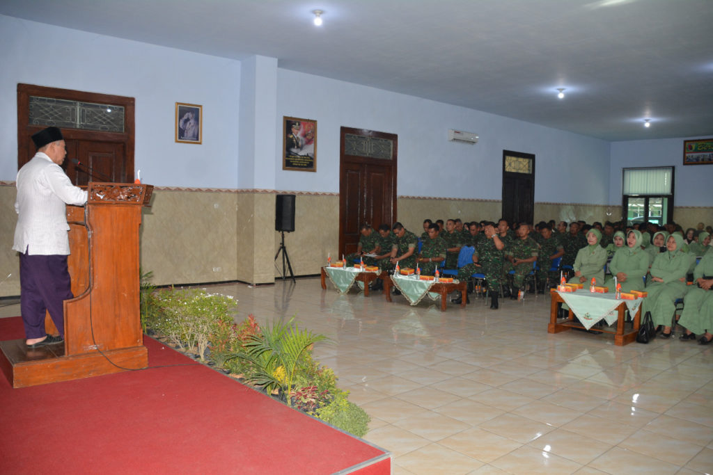 Peringati Tahun Baru Islam, Prajurit Korem 082/CPYJ Perkuat Iman dan Mental