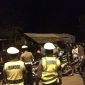 Anggota Polres Bangkalan saat melakukan Patroli Skala Besar
