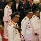 Deretan Gubernur dan wakil Gubernur saat mengikuti Pelantikan di Istana Negara