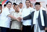 Satu Genggaman, Erick Thohir, Jusuf Kallah, Jokowi Dodo, KH. Ma'ruf Amin