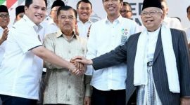 Satu Genggaman, Erick Thohir, Jusuf Kallah, Jokowi Dodo, KH. Ma'ruf Amin