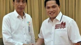Jokowi Bakal Calon Presiden 2019 bersama Ketua Tim kampanye Nasional Erick Thohir