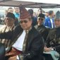 Susilo Bambang Yudhoyono di Temani Zulkifli Hasan saat Menaiki Mobil Golf pada saat Kampanye Damai Monas