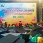 Suasana di dalam Gedung Serba Guna Rato Ebuh saat Prosesi Wisuda 