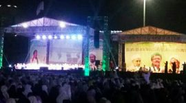 Suasana Saat Tabligh Akbar dan doa untuk Bangsa dan Habib Rizieq Shihab