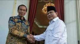 Presiden Jokowi dan Ketum Partai Gerinda saat melakukan pertemuan beberapa waktu lalu