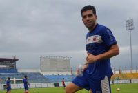 Pemain lini belakang (Bek) Madura United, Fabiano Beltrame.