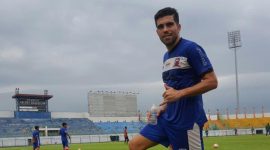 Pemain lini belakang (Bek) Madura United, Fabiano Beltrame.