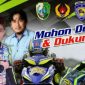 Murobbil Fathoni / Robby Sakera (kiri) pembalap cilik asal Kabupaten Sampang.