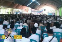 Saat berlangsungnya kegiatan istighosah dan do'a bersama.