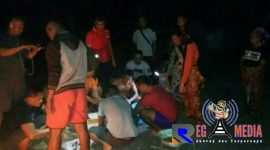 Akrab, Satgas TMMD Kodim 0829 Bangkalan adakan kegiatan bakar-bakar ikan bersama warga.
