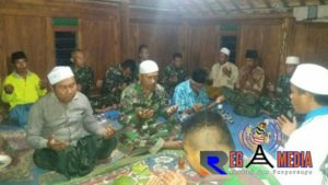 Bernuansa Religi, Satgas TMMD Adakan Yasinan dan Tahlil Bersama Warga