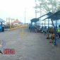 Suasana Penyebrangan Pelabuhan Kamal pasca suramadu Gratis
